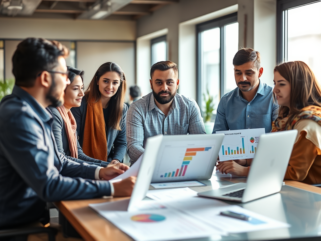 Project manager coordinating digital teams and client workflows for FJK SEO job opening.