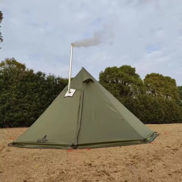 tipi hot tent stove jack chimney outlet winter camping UK