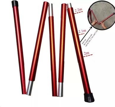 aluminium tent poles for tipi hot tent camping gear UK