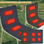 USB charging heated pad for fishing.