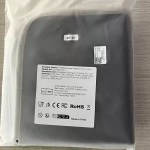 Thickened heated chair cushion in black.