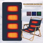 4 heated areas warming seat cushion.