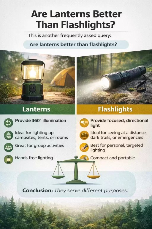 ARE LANTERNS BETTER THAN FLASHLIGHTS
