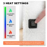Temperature controller on heated chair mat.