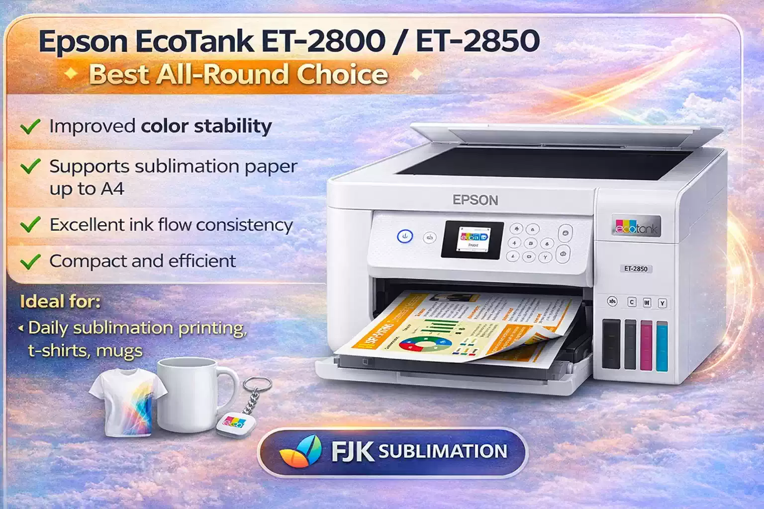 EPSON ET 2800 - FJK SUBLIMATION