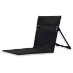 Foldable camping chair with backrest cushion for outdoor use