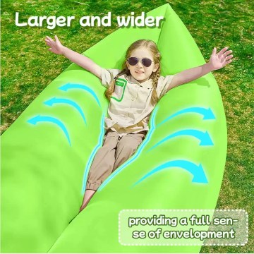 comfortable inflatable camping sofa bed relaxing outdoor UK air lounger