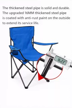thickened steel pipe camping chair