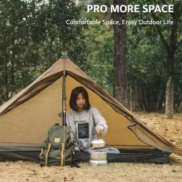 Spacious lightweight camping tent with porch area, ideal for UK camping and outdoor cooking