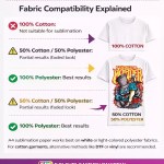 can you sublimate on cotton A4 sublimation paper - fjk sublimation