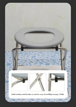 Folding Camping Travel Toilet for Car, Home & Outdoor Use