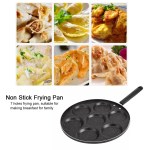 Multi-mould egg pan showing seven perfectly circular cooking sections.