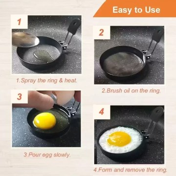 how to use egg ring step by step frying egg mould guide UK