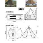Professional Hot Teepee Tent with stove jack for winter camping, designed by FJK Camping Gear for UK outdoor enthusiasts.