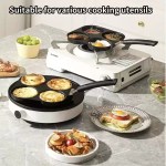 Multi-functional 4-cup pans for UK campers to cook multiple items on compact burners.