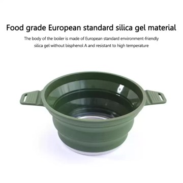 food grade silicone collapsible pot lightweight camping cookware UK