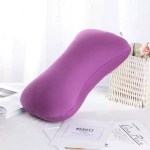 Portable campsite neck support cushion perfect for relaxing in a folding chair or campervan bed.