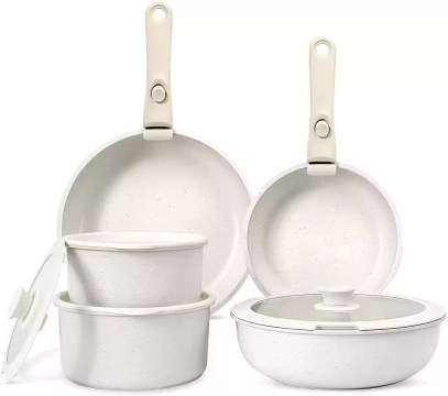 non stick frying pan and pot camping kitchen set UK