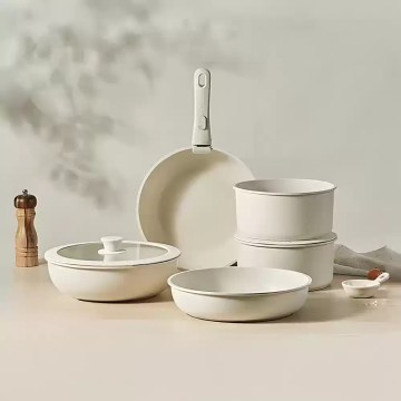 complete camping cooking set with pots pans and lid UK