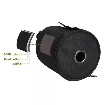 Durable toilet roll holder with hanging strap for UK outdoor tents.
