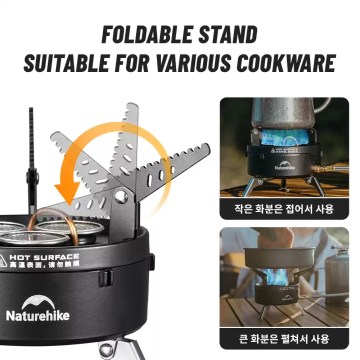 Naturehike camping stove foldable stand suitable for cookware UK camping