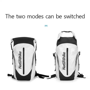 Naturehike waterproof dry bag backpack with dual carry modes for UK camping and kayaking