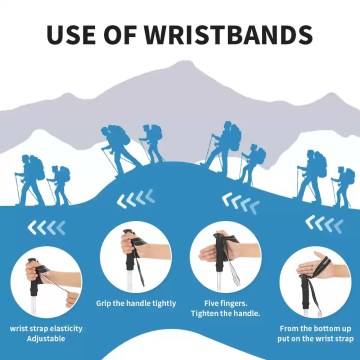 How to use trekking pole wrist straps correctly for safe UK hiking and trekking adventures