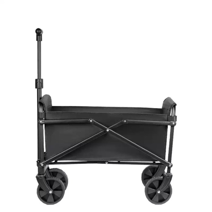 Foldable Portable Camping Cart | Heavy Duty Collapsible Utility Beach Picnic Cart High capacity folding festival trolley perfect for carrying UK camping gear.
