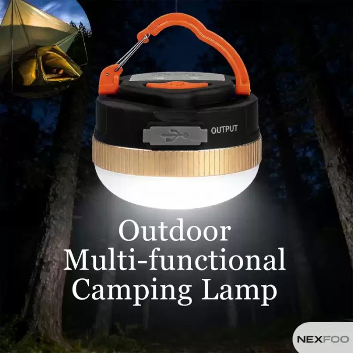 outdoor multifunction camping lamp LED portable hanging light UK