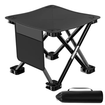 Foldable camping stool UK lightweight portable seat with carry bag