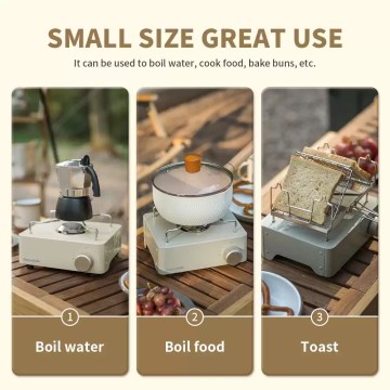 Naturehike camping stove boiling water cooking and toast outdoor UK