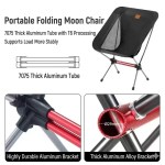 Durable double-layer 600D Oxford chair fabric.