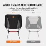 Compact foldable widen chair carry bag.
