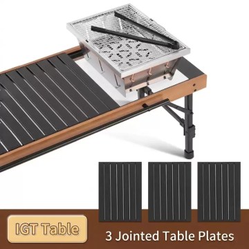 Naturehike IGT camping table setup with stove for outdoor cooking and camping kitchen UK