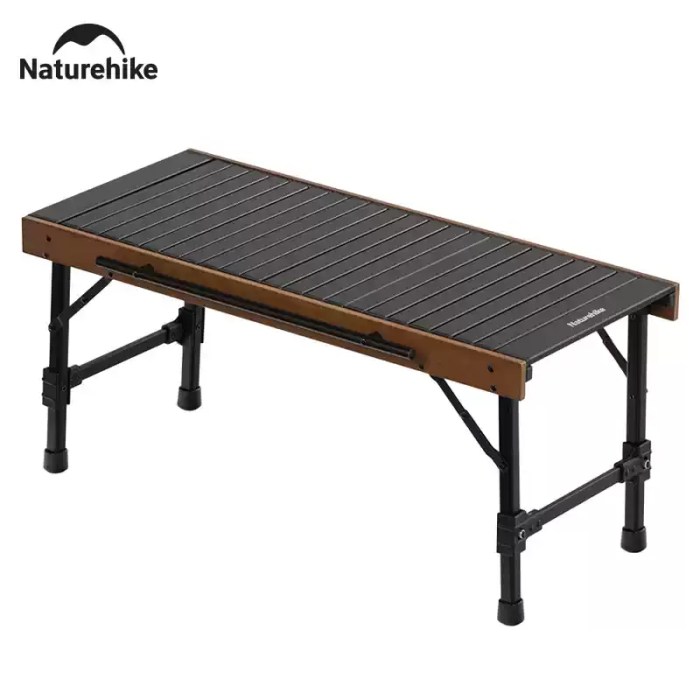 IGT CAMPING TABLE UK - NATUREHIKE FOLDABLE PORTABLE BBQ STOVE GRILL TABLE_6 Naturehike IGT foldable portable camping table.