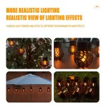 Easy-to-use battery-operated flame light (or solar-powered) for portable use on patios and decks.
