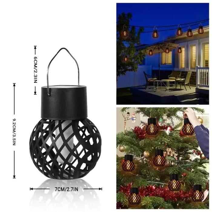 Decorative flame-effect camping lights used by families for safe, fire-free illumination during UK festivals.