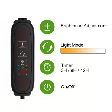 LED camping light remote control with brightness, timer and light modes