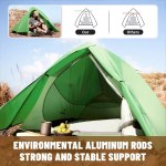 Breathable mesh inner of the Naturehike 2-person hiking tent.