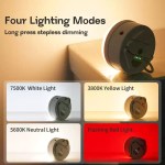 MOSLIGHTING portable emergency light hanging inside a tent for night illumination.