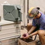 Adjustable tap ultralight camping water bag.