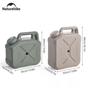 Naturehike water container size dimensions camping water tank UK