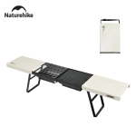 Naturehike portable camping cooking grill with a robust stainless steel frame.