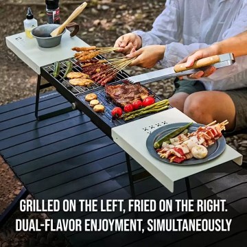 Naturehike camping grill table cooking food for UK camping