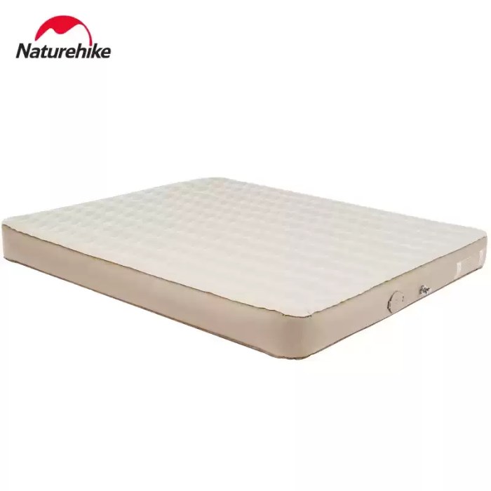 Naturehike 20cm thick inflatable camping air mattress for luxury sleep in UK.