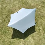 Portable camping tarp with carry bag.