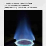 Magnetic locking system for secure gas canister attachment on the Naturehike stove.
