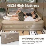 Extra-thick 46cm raised double air bed.