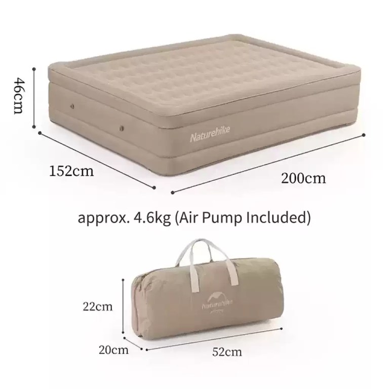 Compact travel bag for thicken mattress.