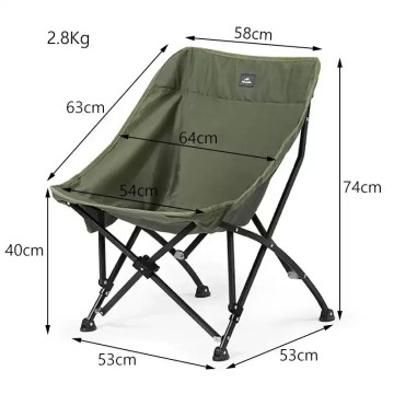 Naturehike camping chair dimensions compact foldable outdoor seating UK